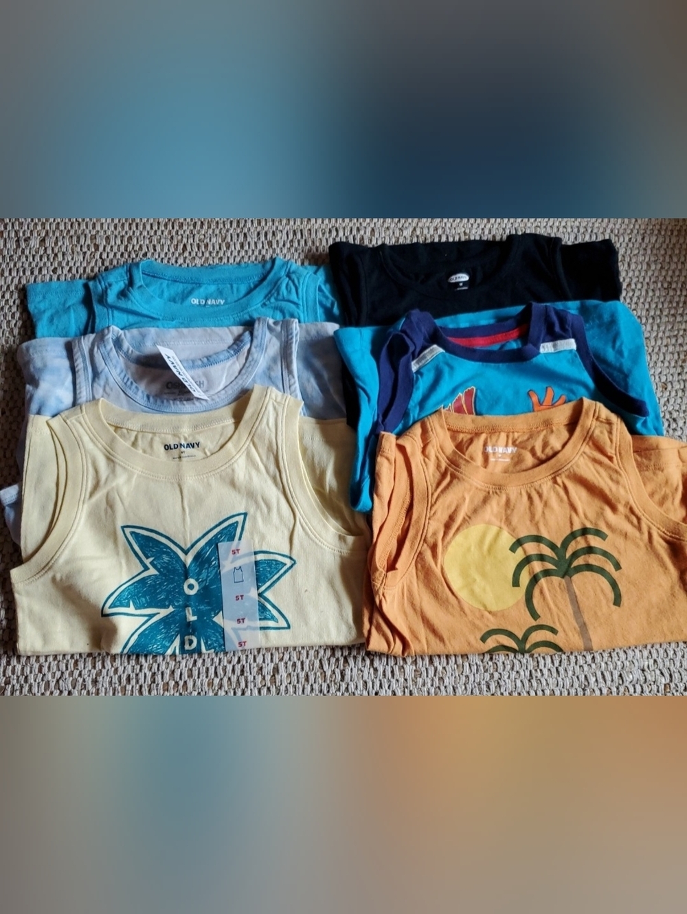 Set Of 6 5T Boys Tank Tops